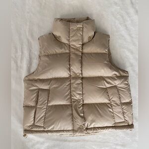 Lululemon Wunderpuff Beige Down fill Puffer Vest